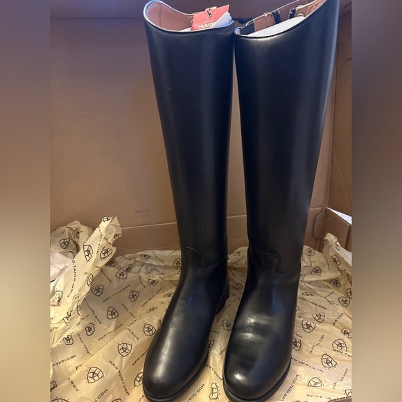 Ariat 7.5 Black Dress Riding Boots - Picture 4 of 8